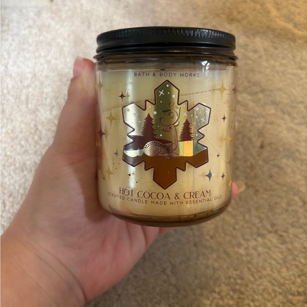 Bath & Body Works Cocoa Scented Candle
